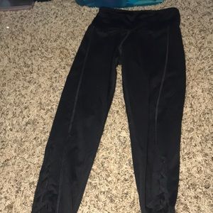 Pink high waisted leggings